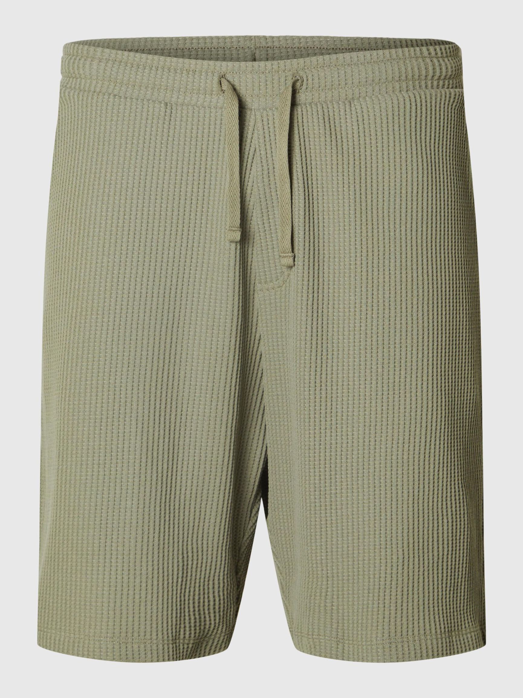 WAFFELSTRUKTUR SHORTS, Vetiver, highres