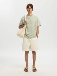 REGULAR FIT T-SHIRT, Aqua Gray, highres