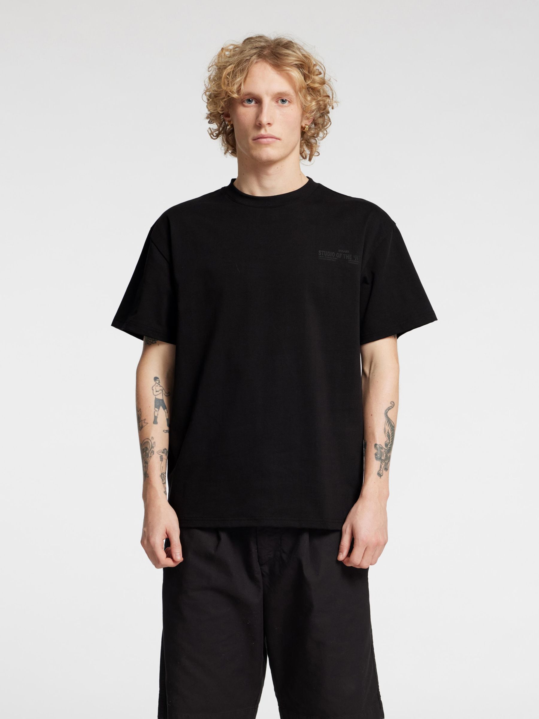 RELAXED FIT T-SHIRT, Black Onyx, highres