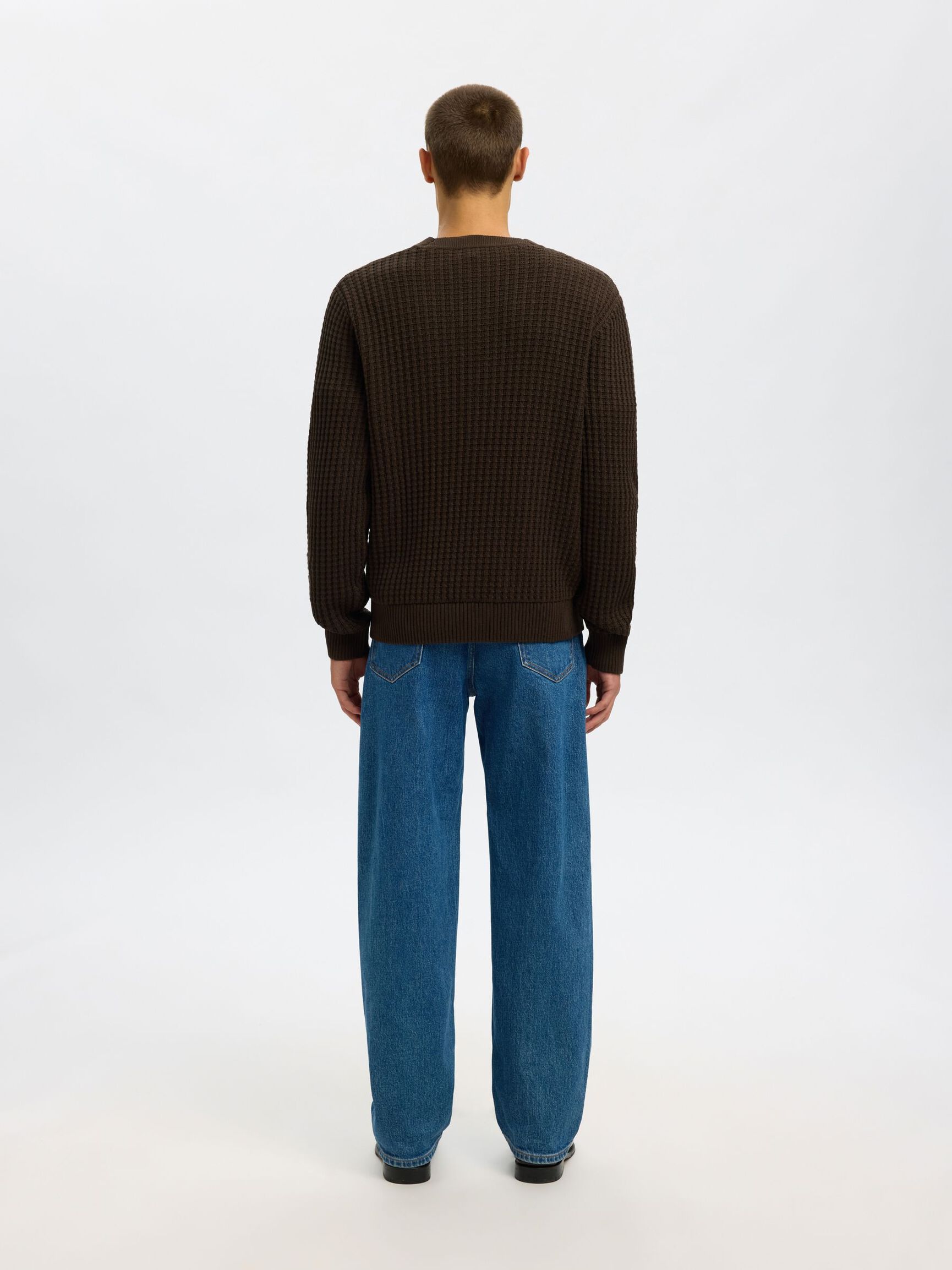 100% COTTON KNITTED CARDIGAN, Delicioso, highres