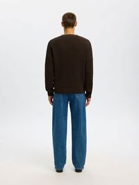 100% COTTON KNITTED CARDIGAN, Delicioso, highres