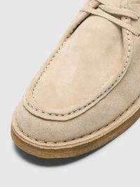 WILDLEDER MOC-TOE-SCHUHE, Sand, highres
