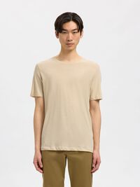 - PAQUETE DE 3 UNIDADES, DE ALGODÓN CAMISETA, Oatmeal, highres