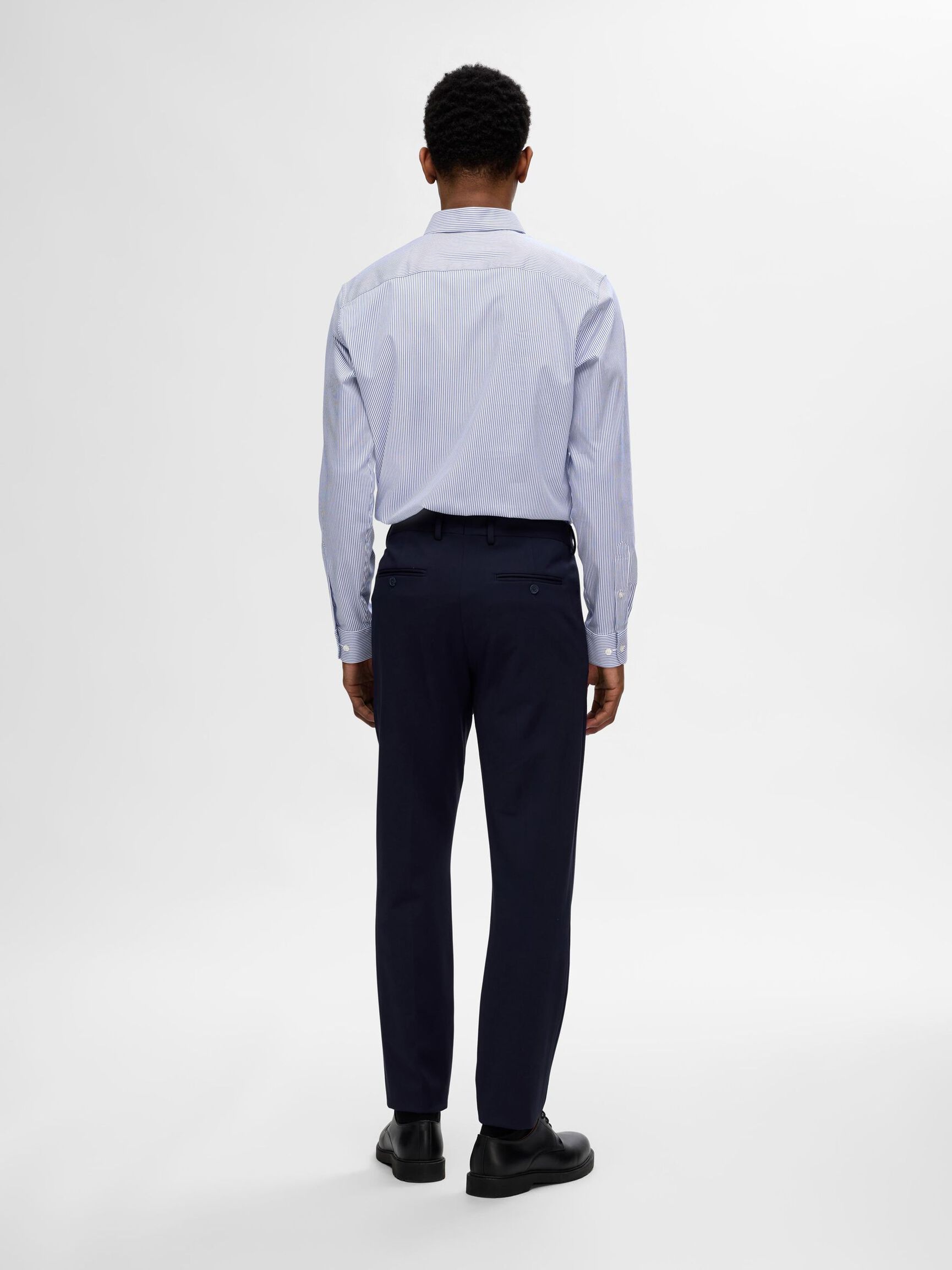 COUPE SLIM CHEMISE, True Navy, highres