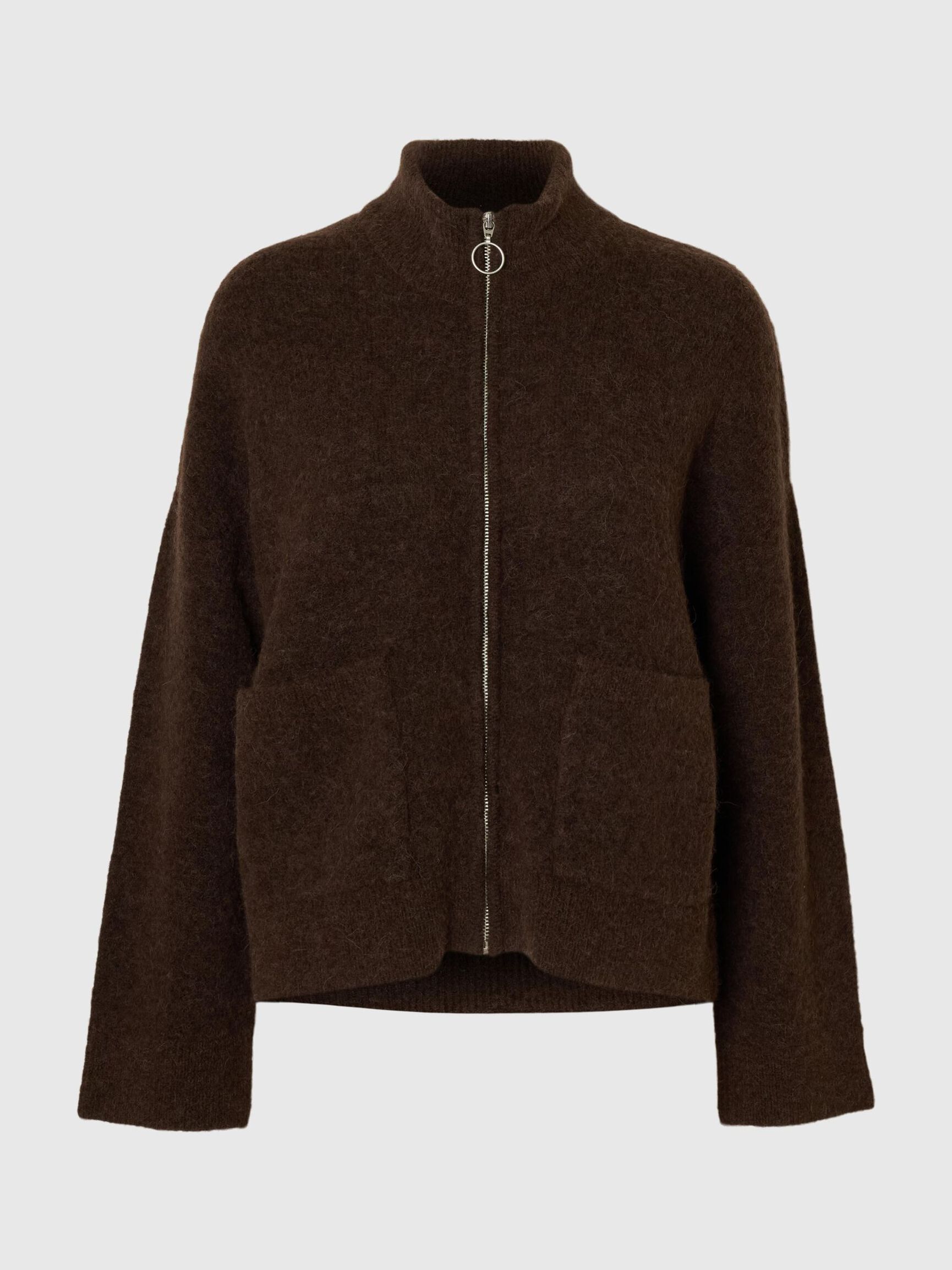 WOOL BLEND CARDIGAN, Delicioso, highres
