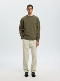 REGULAR FIT LONG SLEEVED SWEATSHIRT, Kalamata, highres