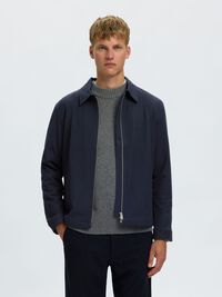 REGULAR FIT JACKET, Navy Blazer, highres