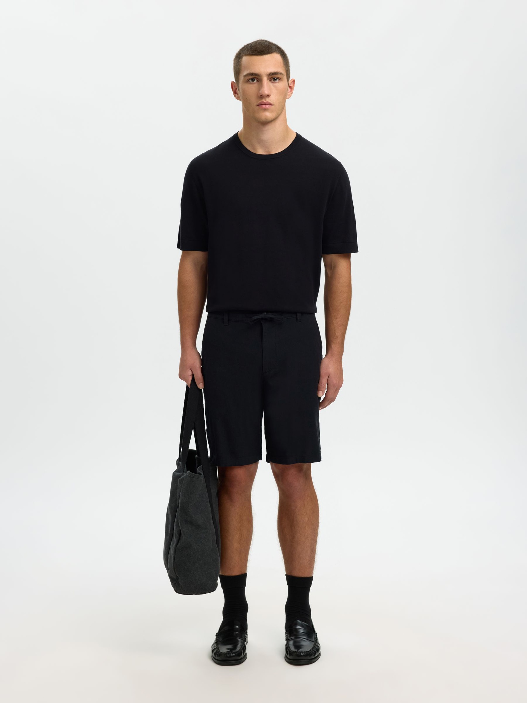 COUPE CONFORT SHORT, Black, highres