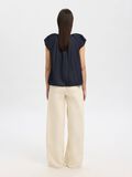 Selected TOP CON MANICHE A SBUFFO, Dark Blue Denim, highres - 16099796_DarkBlueDenim_004.jpg