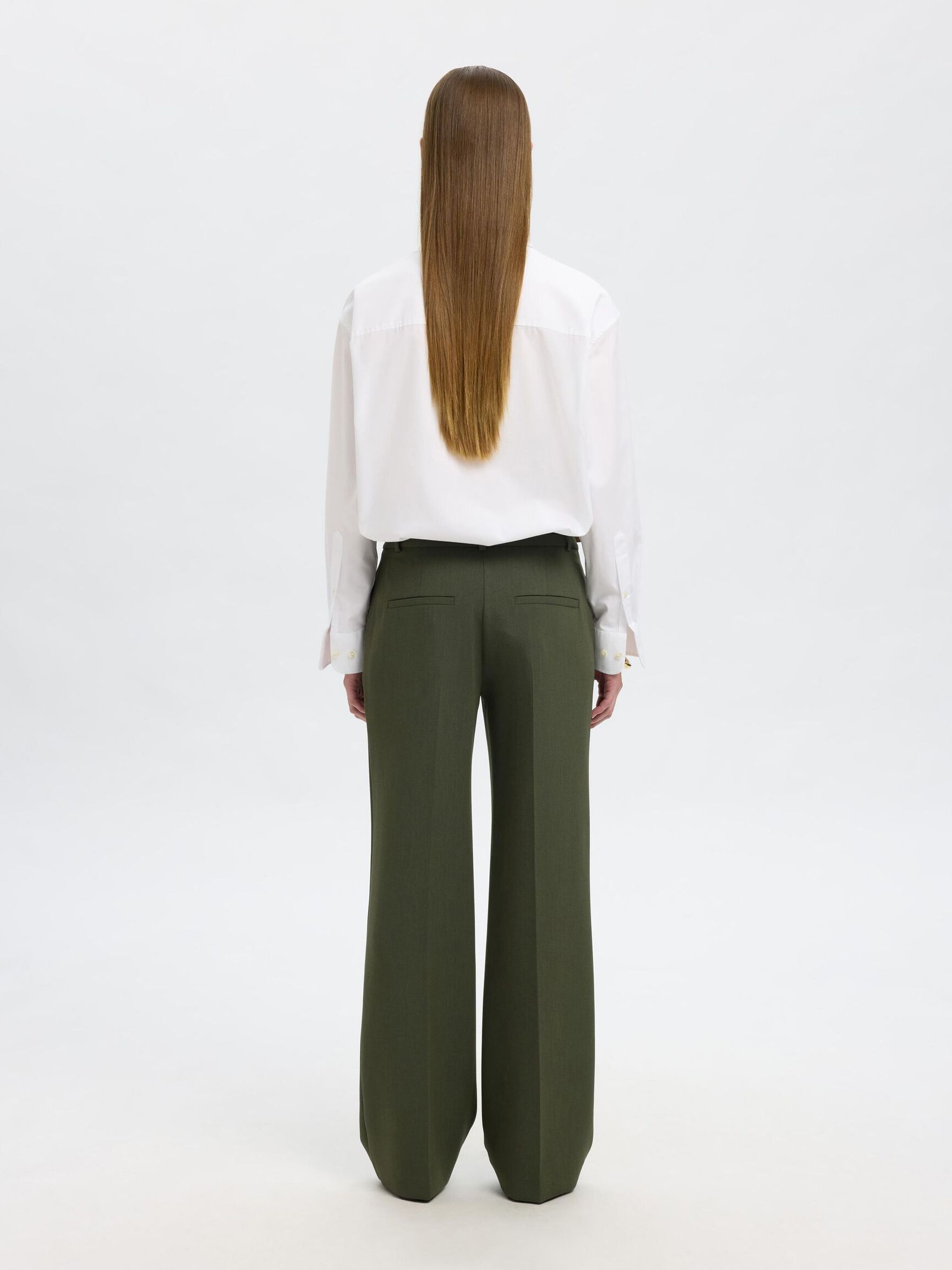 TAILORED WIDE-LEG TROUSERS, Deep Depths, highres