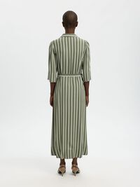 VISKOSE MAXIKJOLE, Deep Lichen Green, highres