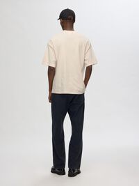 PRINTED T-SHIRT, White Sand, highres