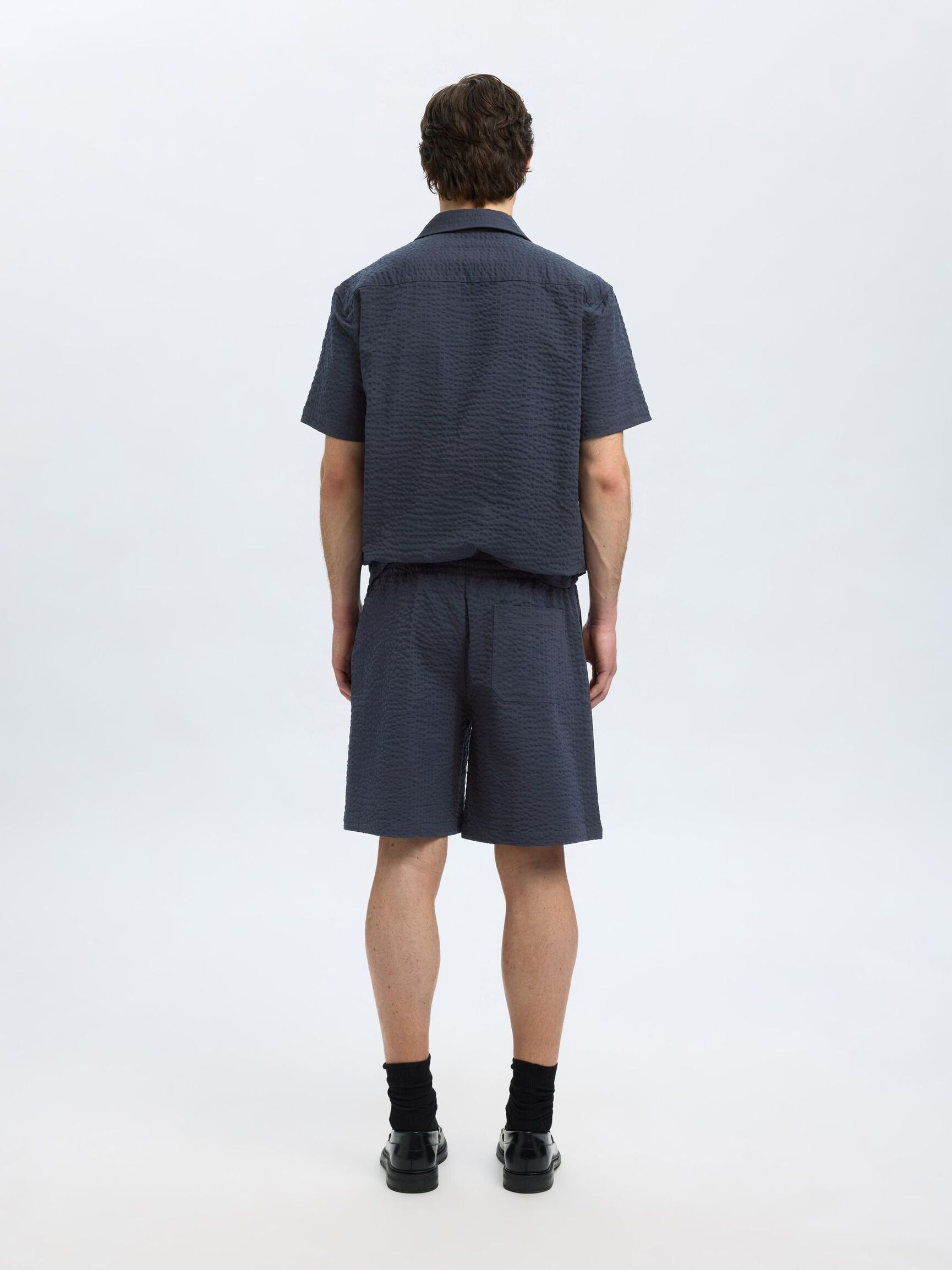 SEERSUCKER SHORTS, Sky Captain, highres