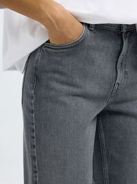 TAILLE MI-HAUTE JEAN COUPE SLIM FUSELÉE, Medium Grey Denim, highres