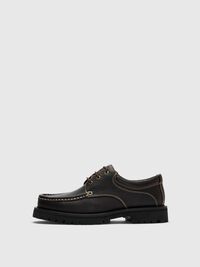 LEATHER LEATHER PUMPS, Demitasse, highres
