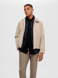 CORDUROY SHIRT, Black, highres