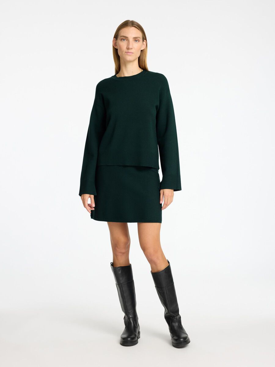Selected VISKOSEMIX STRICKPULLOVER, Scarab, highres - 16096169_Scarab_005.jpg
