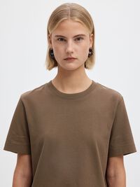 BOXY T-SHIRT, Chocolate Chip, highres