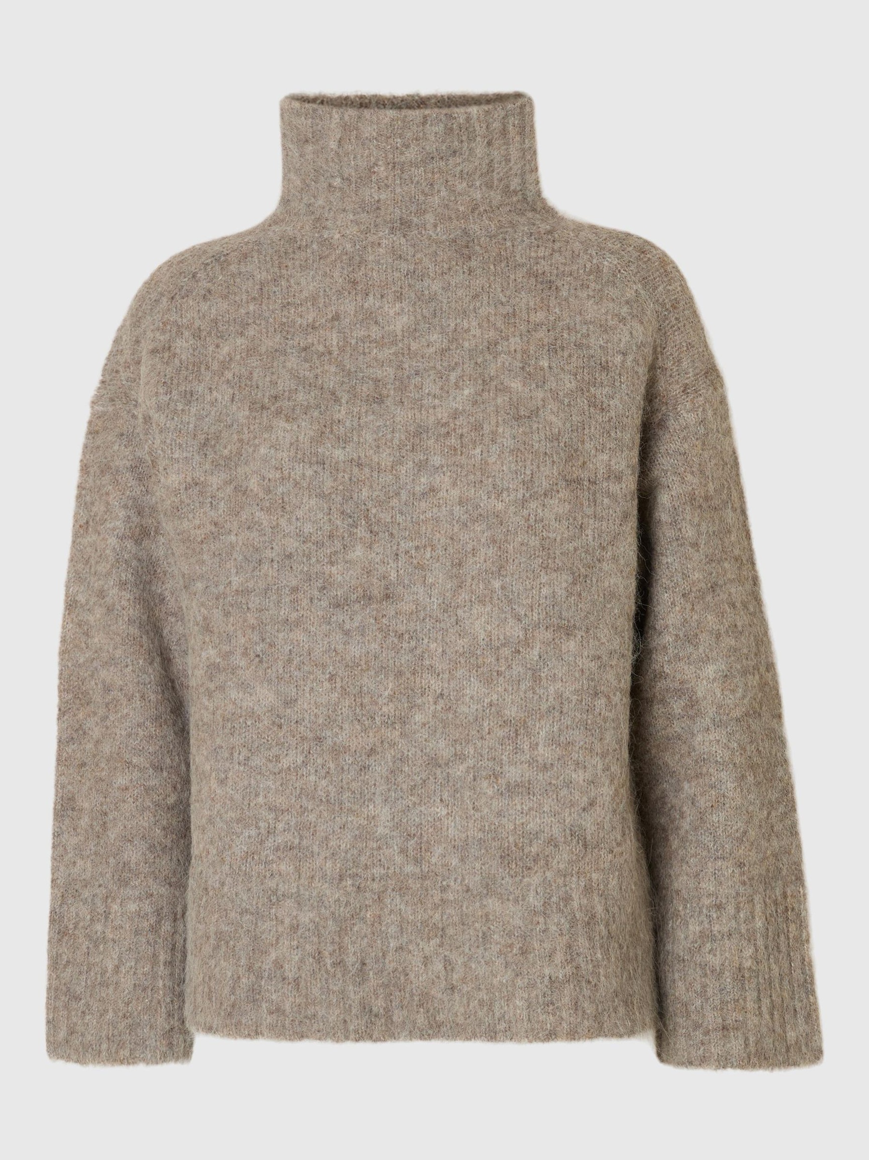 SWETER Z PÓŁGOLFEM, Steel Gray, highres