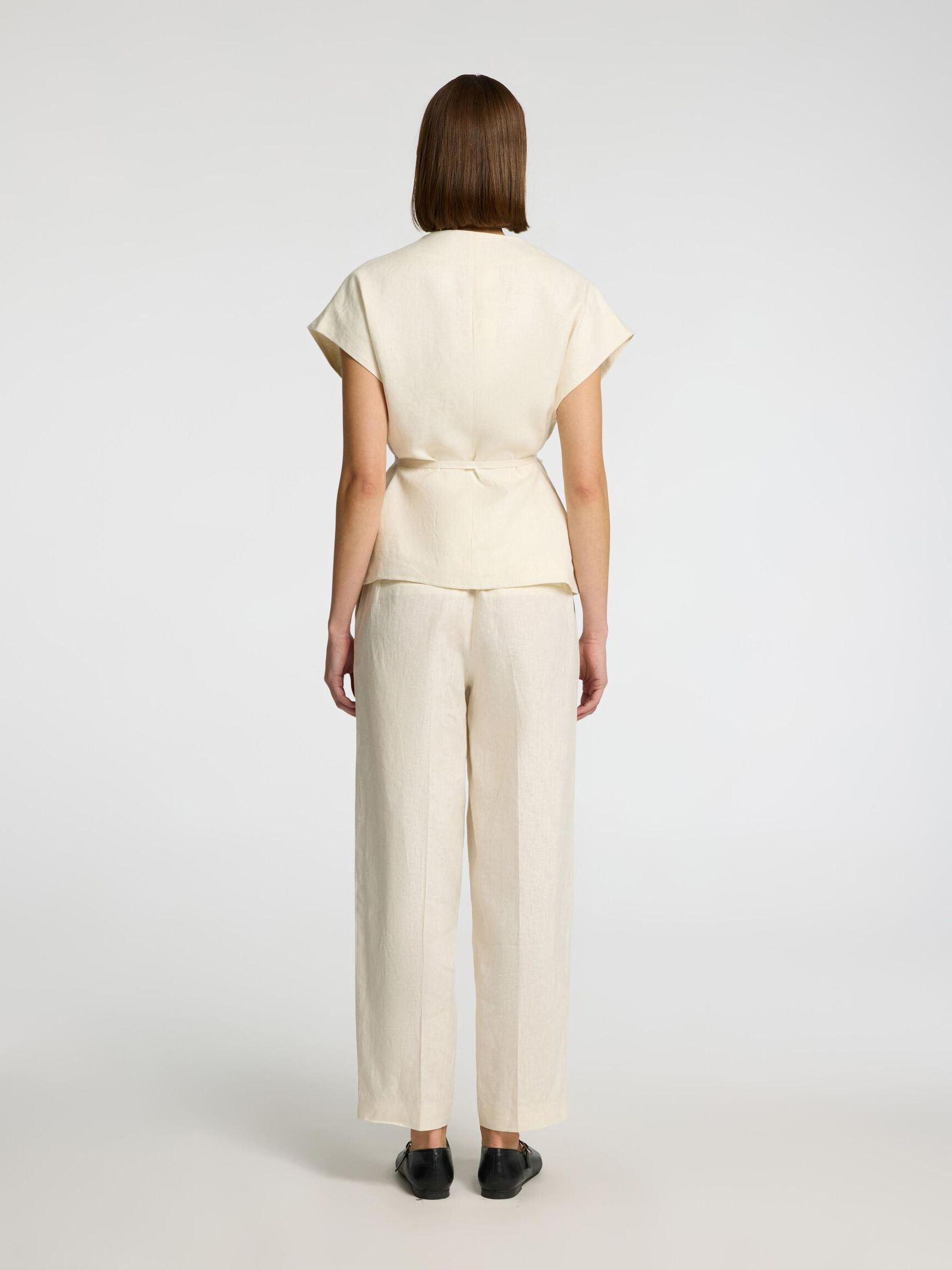 PANTALONI BARREL FIT, Birch, highres