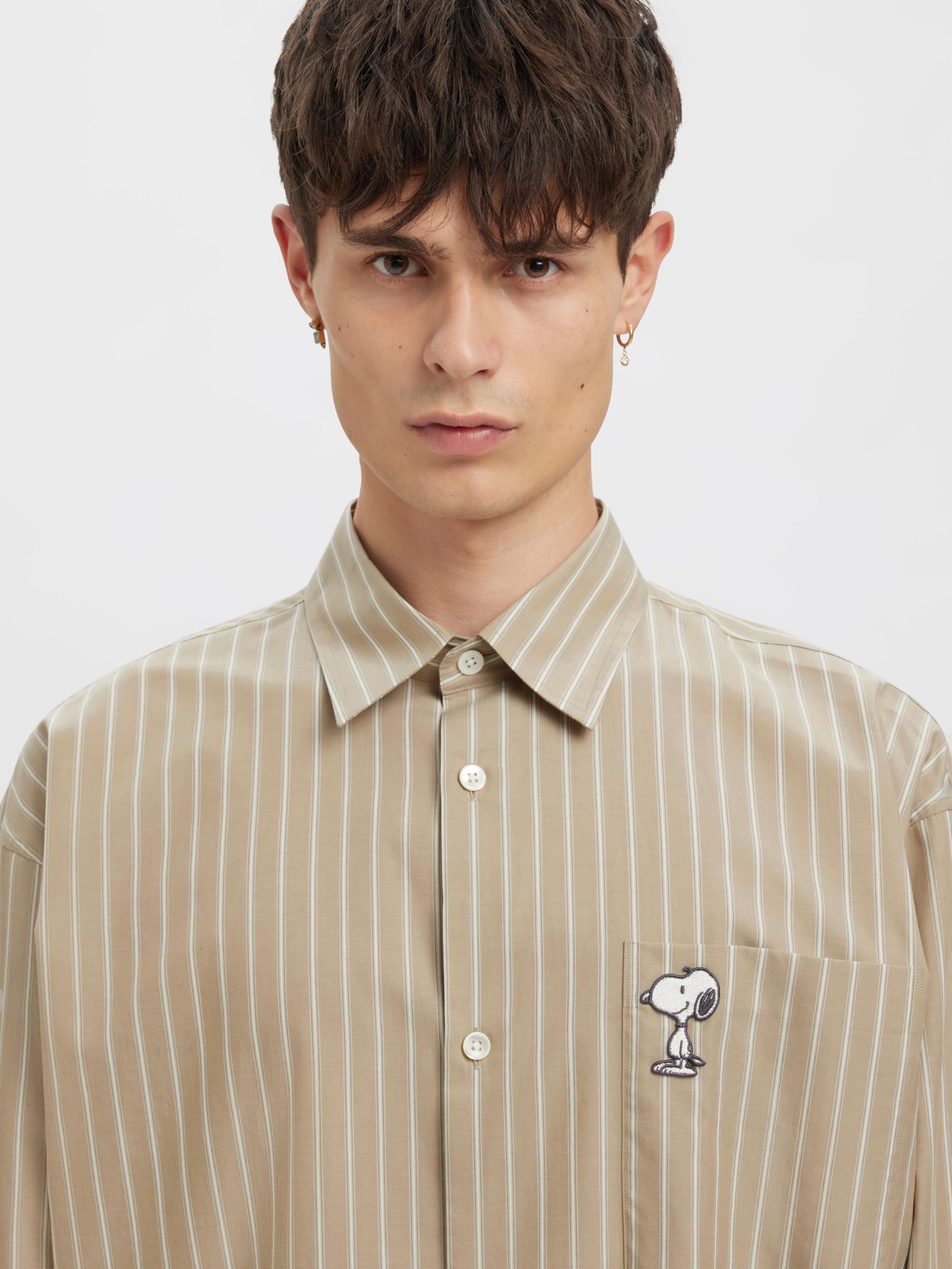 RELAXED FIT SHIRT, Weathered Teak, highres