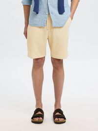 WAFFELSTRUKTUR SHORTS, Fog, highres