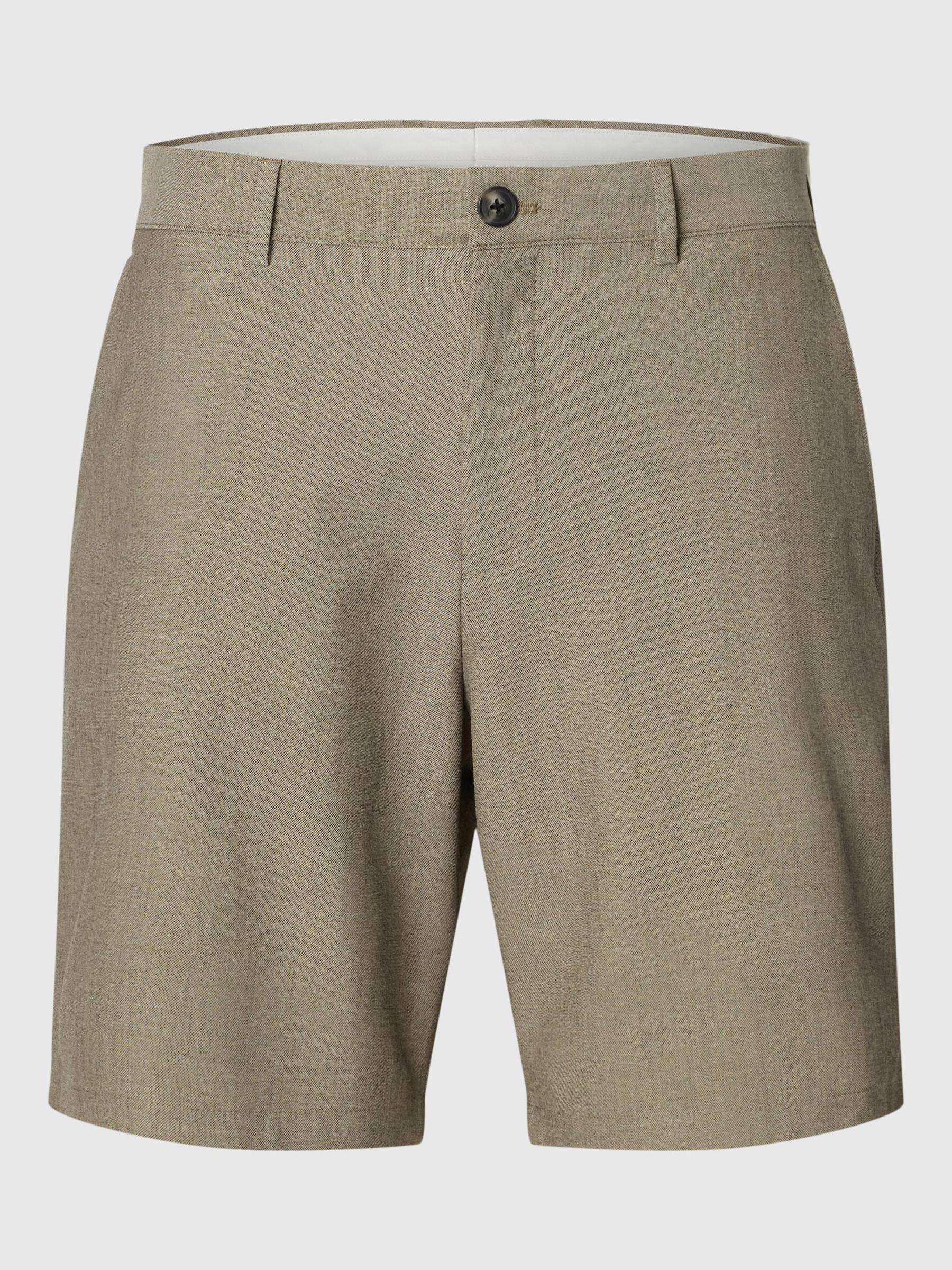 REGULAR FIT CHINO SHORTS, Sand, highres