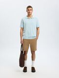 Selected SLIM-FIT CHINO SHORTS, Ermine, highres - 16092329_Ermine_008.jpg