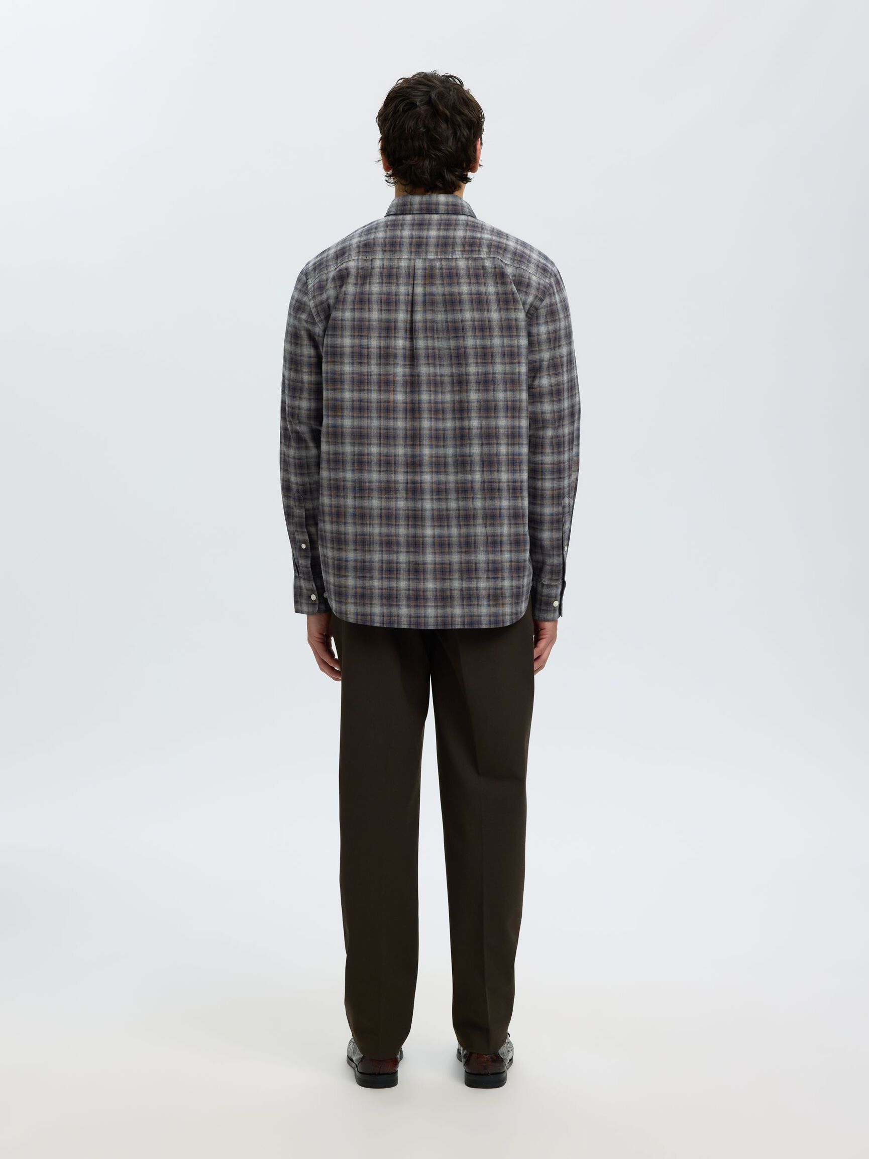 COTTON LONG SLEEVED SHIRT, Sky Captain, highres