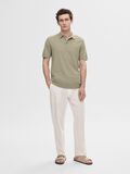 Selected GESTRICKTES POLO SHIRT, Vetiver, highres - 16092437_Vetiver_1078017_005.jpg
