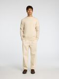 Selected LICHTGEWICHT PULLOVER MET RONDE HALS, Oatmeal, highres - 16096920_Oatmeal_005.jpg