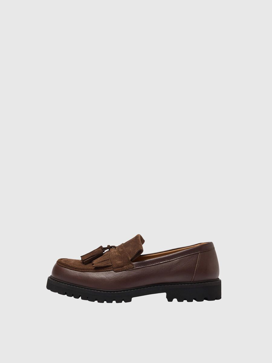 Selected MOCKASYDD LOAFERS, Chocolate Brown, highres - 16096695_ChocolateBrown_001.jpg