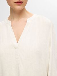 MEZCLA DE VISCOSA BLUSA, Sandshell, highres