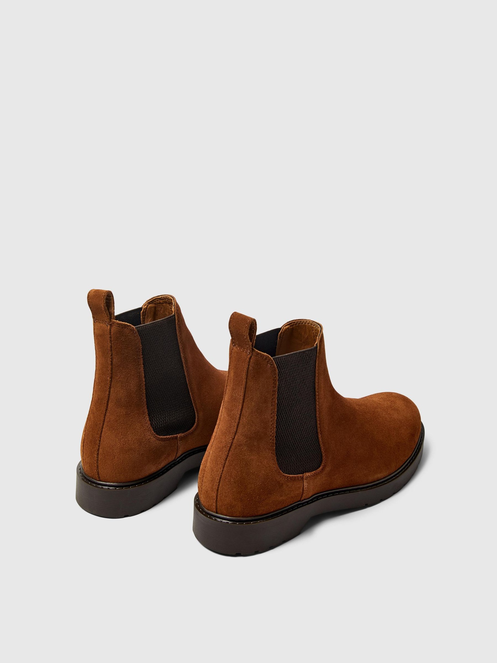 SUEDE CHELSEA BOOTS, Dried Herb, highres