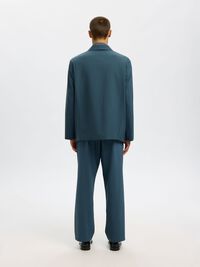 RELAXED FIT EINREIHIGER BLAZER, Dark Petrol, highres