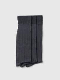 3 PACK SOCKS, Dark Grey, highres