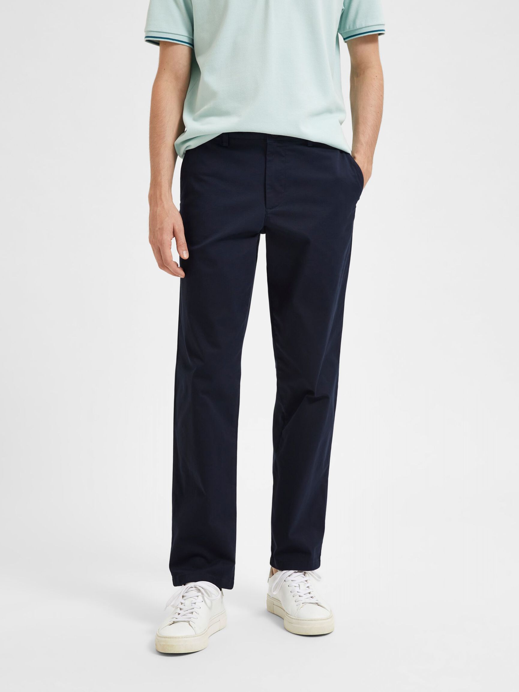 196 STRAIGHT FLEX CHINOS, Dark Sapphire, highres