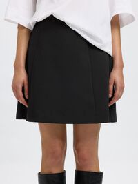 SKRÆDDERSYEDE MININEDERDEL, Black, highres