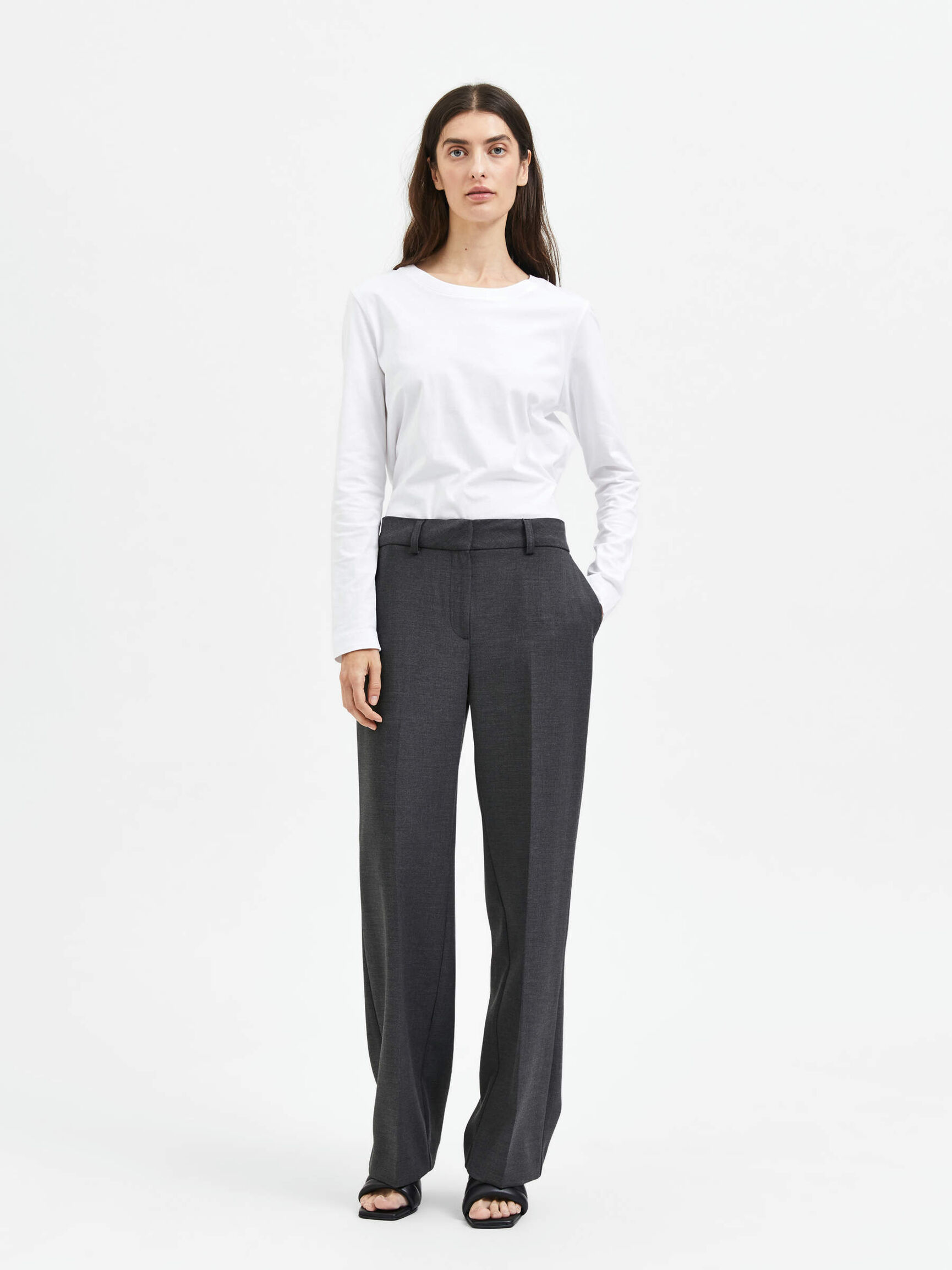 HOUSUT, Dark Grey Melange, highres