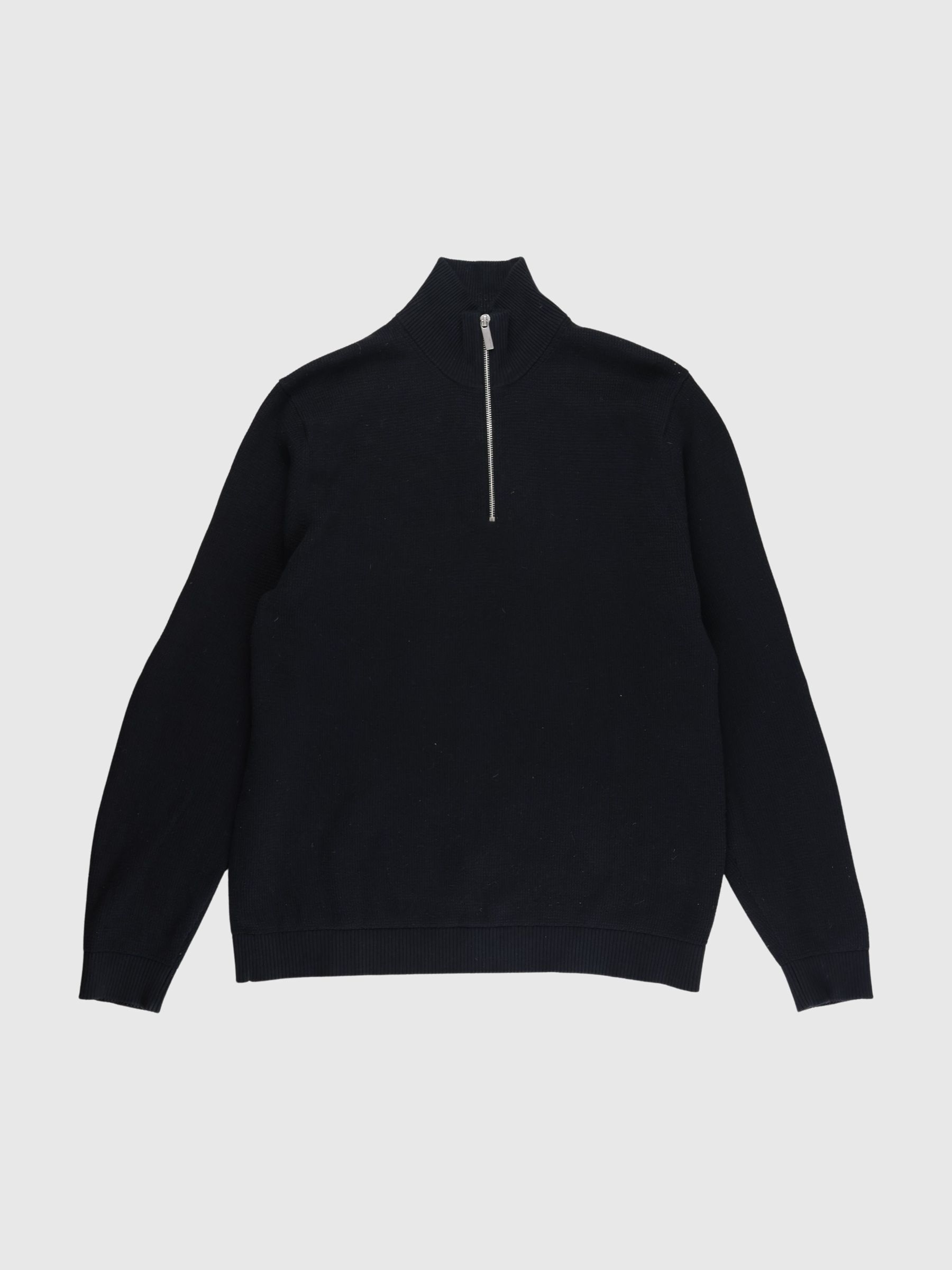 KORT LYNLÅS STRIKTRØJE, Black, highres