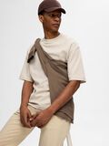 Selected LOOSE FIT T-SHIRT, Oatmeal, highres - 16094143_Oatmeal_008.jpg