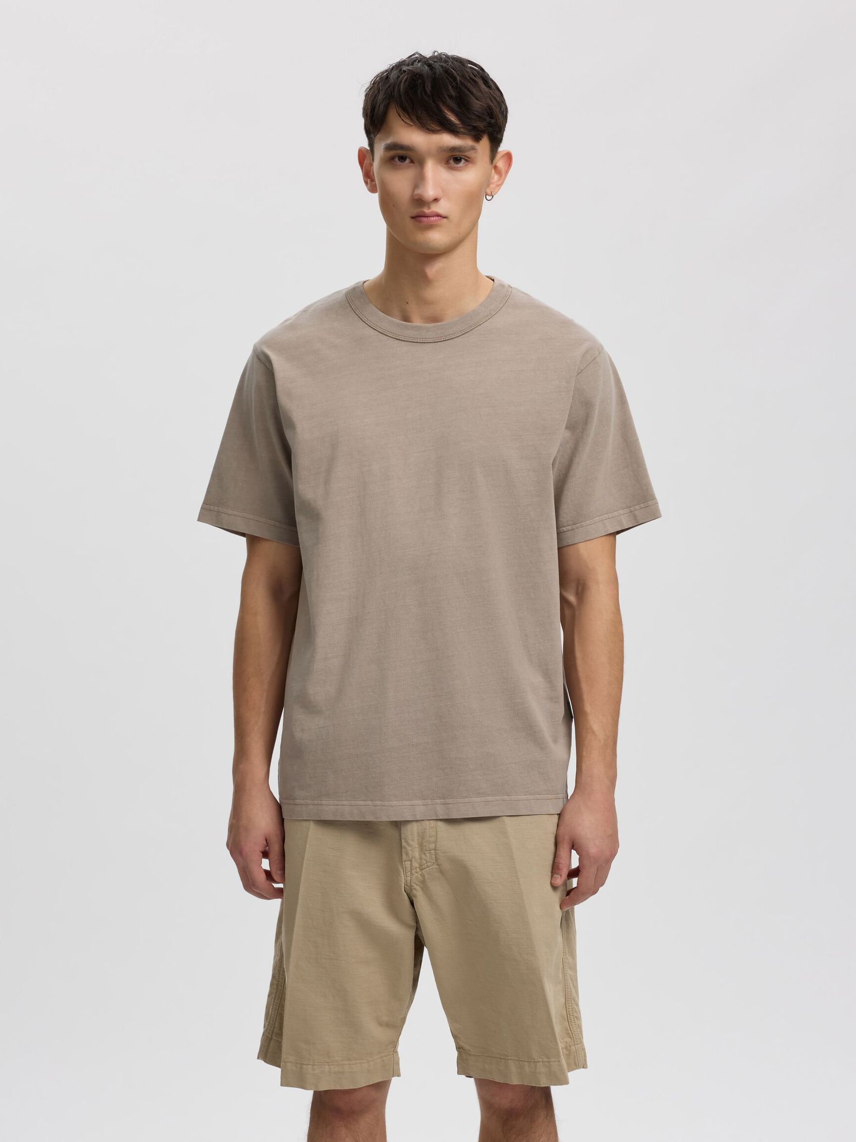SHORT SLEEVED CREWNECK T-SHIRT, Fungi, highres