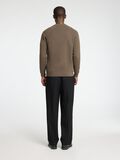 Selected 100% COTTON CREWNECK JUMPER, Major Brown, highres - 16097973_MajorBrown_004.jpg