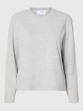 Selected LONG-SLEEVED BOXY T-SHIRT, Light Grey Melange, highres - 16092523_LightGreyMelange_001.jpg