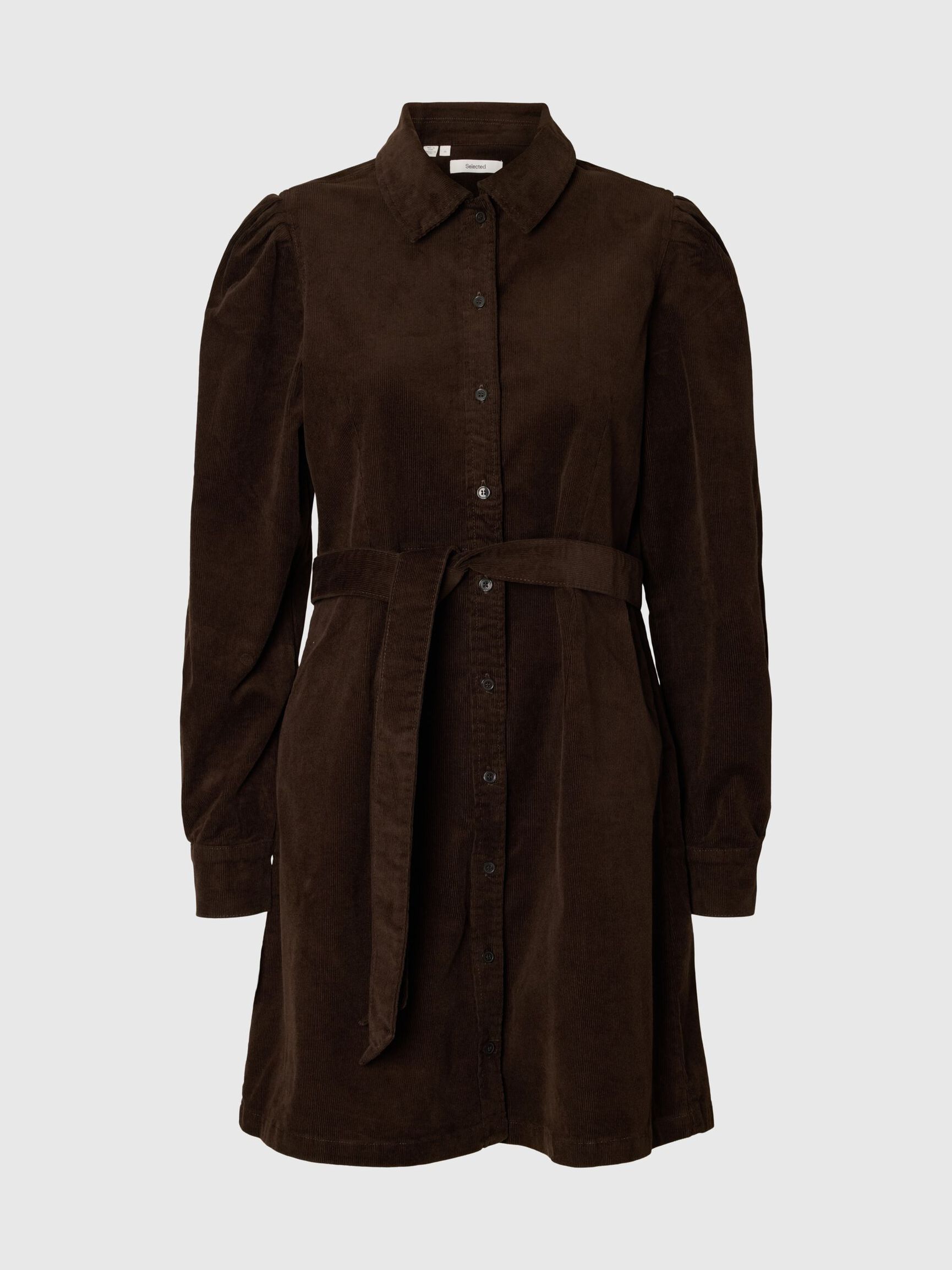 COTTON CORDUROY MINI DRESS, Delicioso, highres