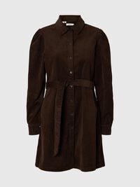 COTTON CORDUROY MINI DRESS, Delicioso, highres