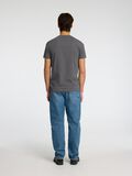 Selected LOT DE 3 PIÈCES EN COTON T-SHIRT, Medium Grey Melange, highres - 16094475_MediumGreyMelange_004.jpg