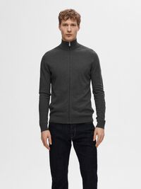 FERMETURE ÉCLAIR CARDIGAN, Antracit, highres