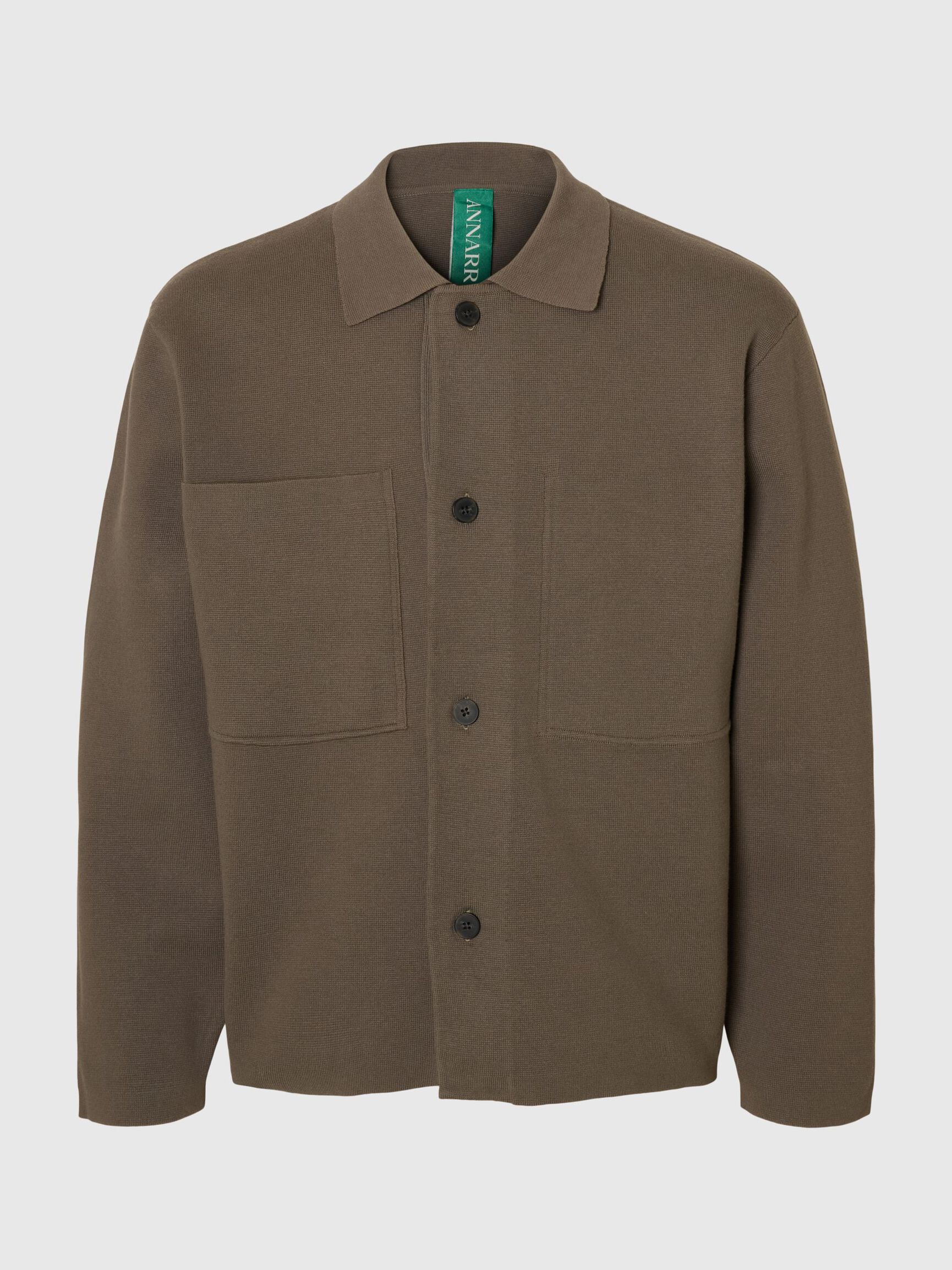 REGULAR FIT CARDIGAN, Bungee Cord, highres