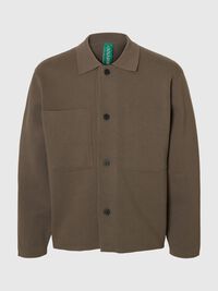 REGULAR FIT CARDIGAN, Bungee Cord, highres